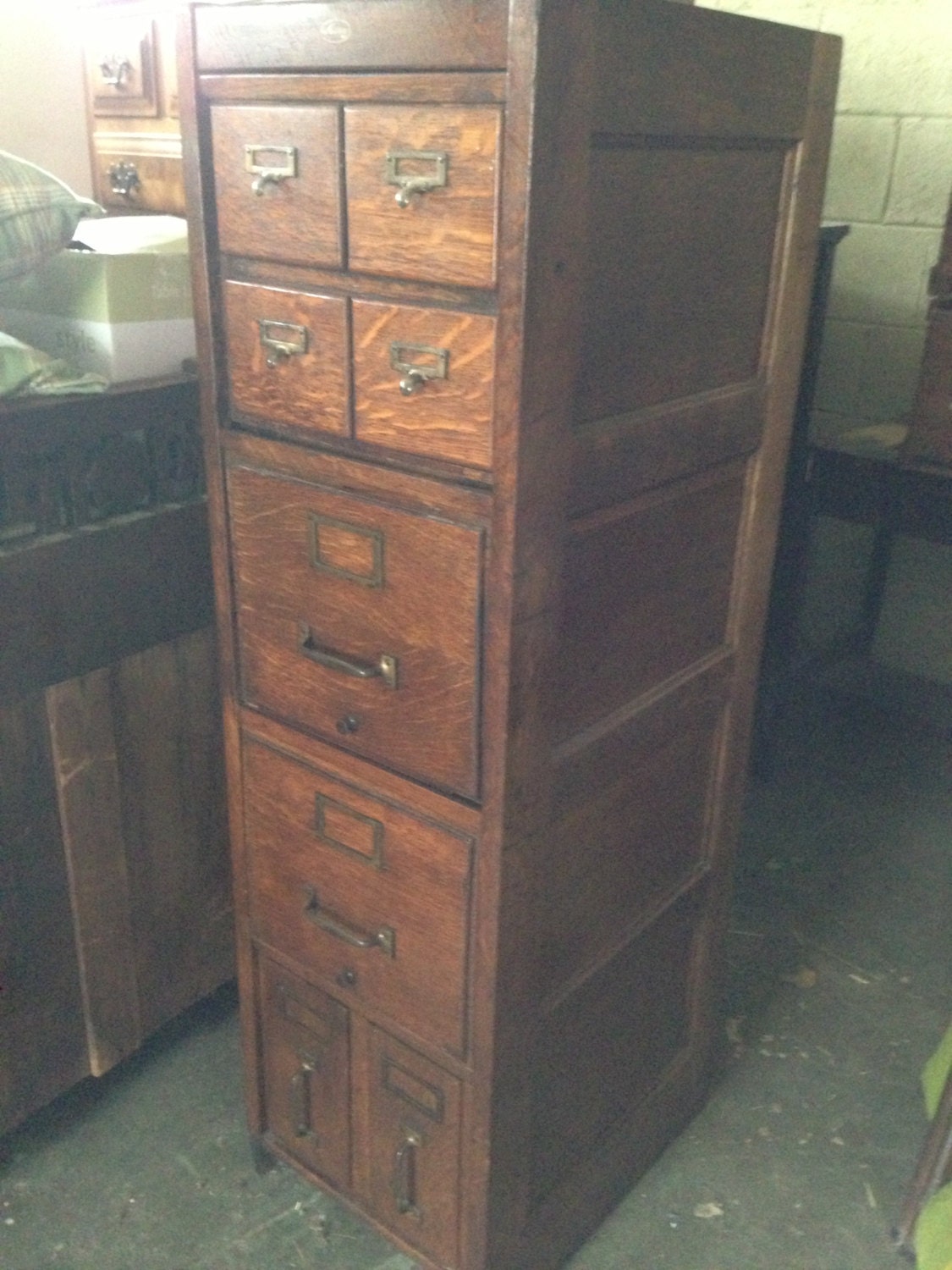 Rare antique Macey oak file