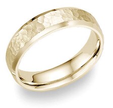 Mens 10k banda di nozze oro giallo anello dimensioni larghezza 6MM 4 ...