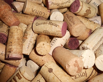 100 Used Wine Corks Natural Wine Corks Red and White, bulk wine cork, Wine Cork for Crafts