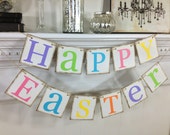 Happy Easter Decoration - Happy Easter Banner- Easter Banner - Easter Garland Happy Easter Decoration - Happy Easter Banner- Easter Banner - Easter Garland