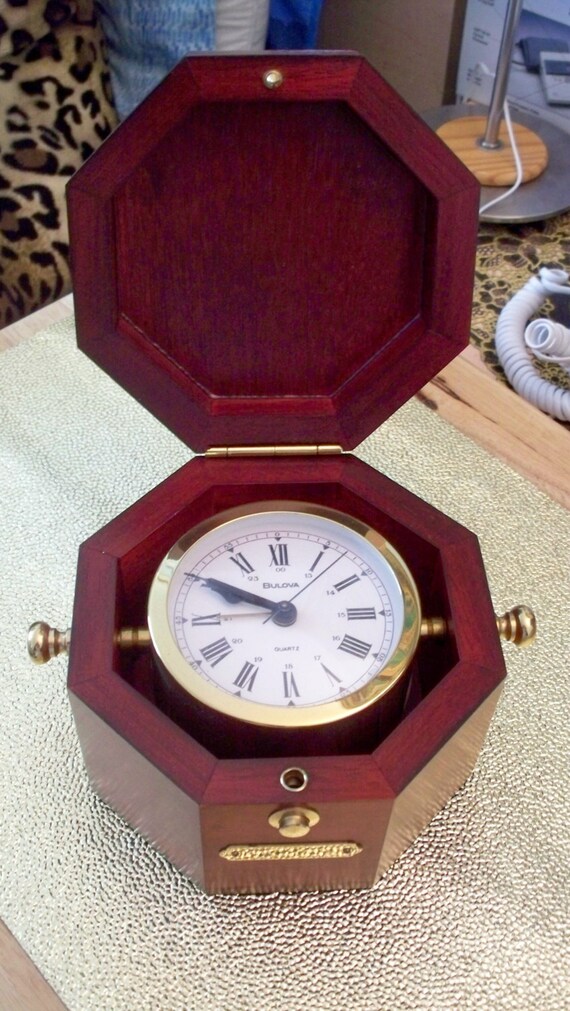 Bulova Nautical Table Clock