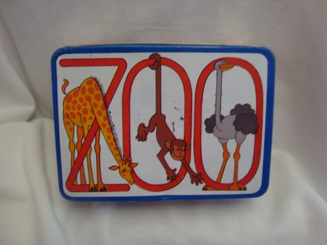 zoo in a tin toy