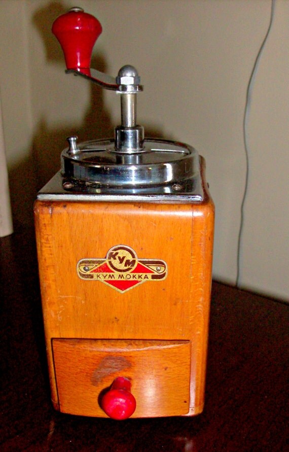 Vintage 1950's Kym Mokka Coffee Grinder