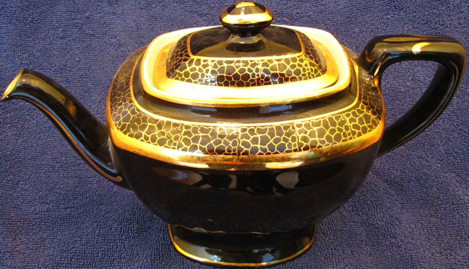 Hall Black Hollywood 6 cup Teapot