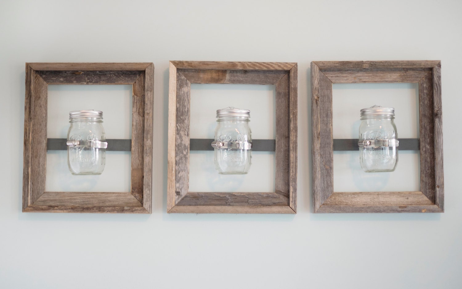 8 X10 Mason Jar Frames by DesignsbyMJL on Etsy