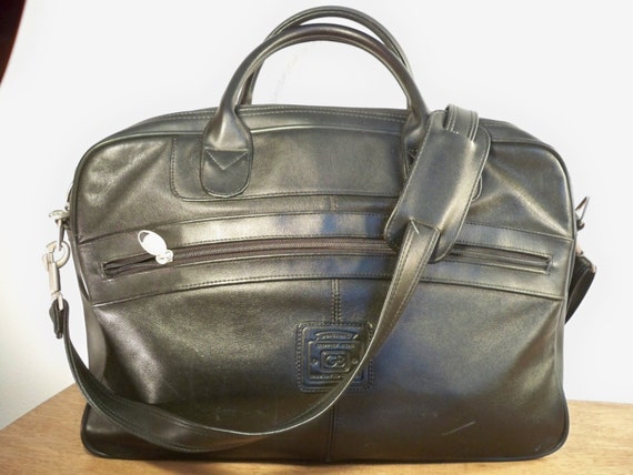 geoffrey beene leather briefcase