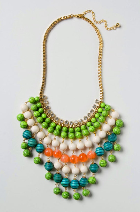 Anthropologie Inspired Tribal Necklace