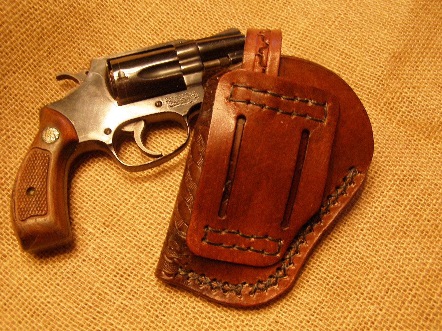 Leather Small Frame Revolver Holster