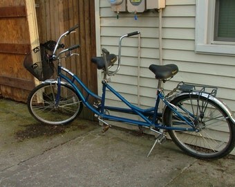 MACKINAC ISLAND Tandem Bicycle - Vintage 1980's Bicycle Built For Two - For Pick Up Only!