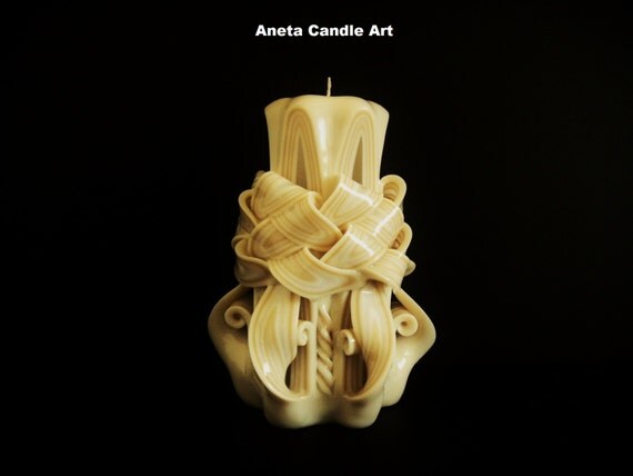 Carved candles 7inch