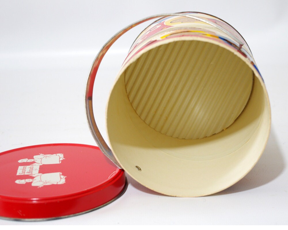 Sunshine Toy Cookies Vintage Tin & Cardboard Container