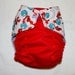 Dr Seuss Thing One Thing Two x Red PUL Waterproof One Size Pocket Cloth Diaper with insert - Ready to Ship