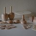 Paint Your OWN Deluxe Wooden Candy Store With Candy Apples, Display Pedestal, and Printable