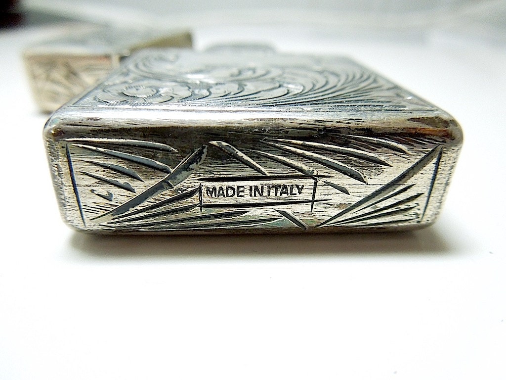 Vintage Sterling Silver Zippo Lighter
