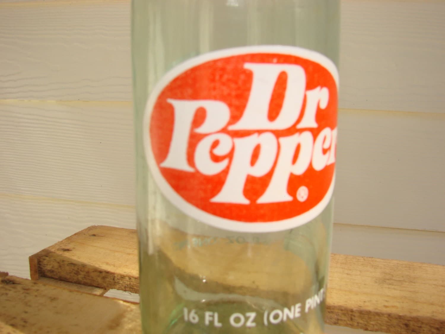 Vintage 1970s Dr. Pepper Bottle