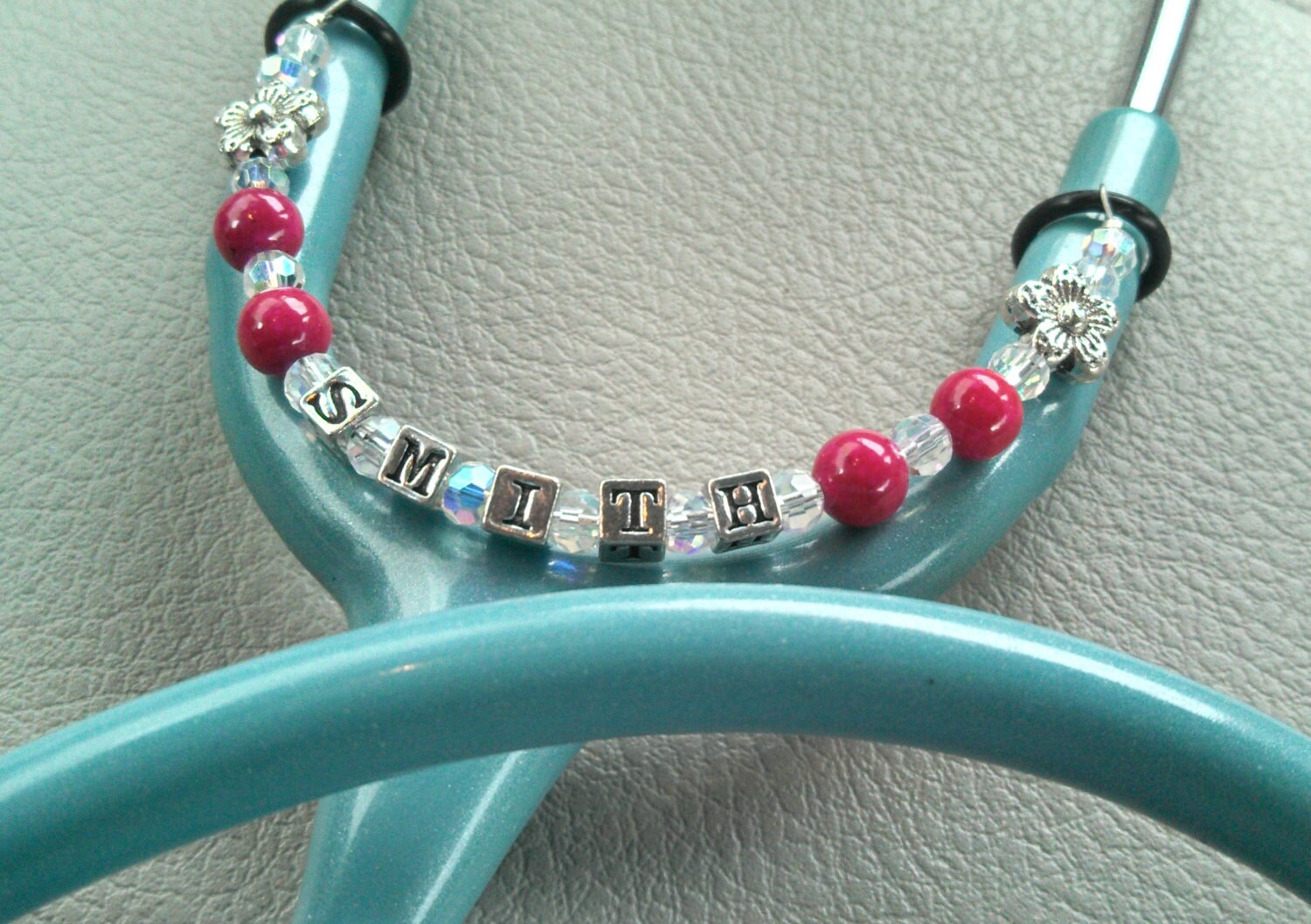 Custom Stone Stethoscope ID by CustomStethoscopeIDs on Etsy