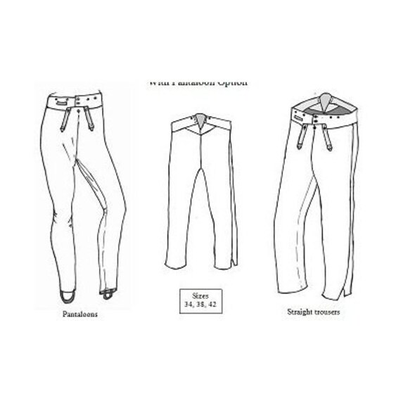 CWSSM04 1800 1825 Men s Narrow Fall Trousers With cwssm04-1800-1825-men-s-narrow-fall-trousers-with