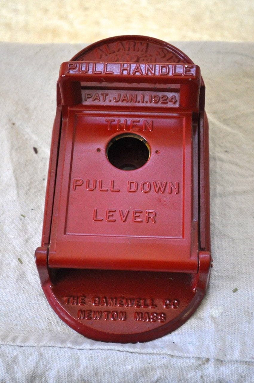 Gamewell Fire Alarm Station Box Housing Partial Restoration