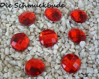 D-03602 - 10 Cabochons Acryl 12mm