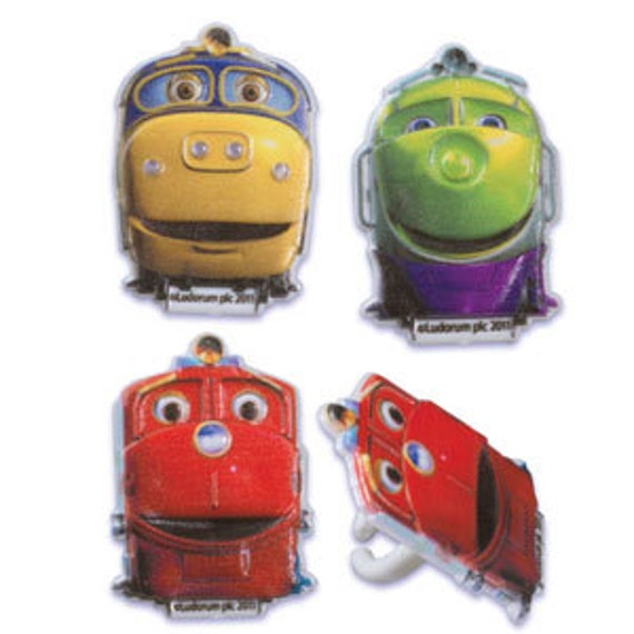 Chuggington Icon Cupcake Rings Il_570xn