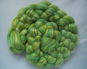 Merino / Tussah Silk Spinning Fiber- 'HAWORTH', 100g / 3.5oz