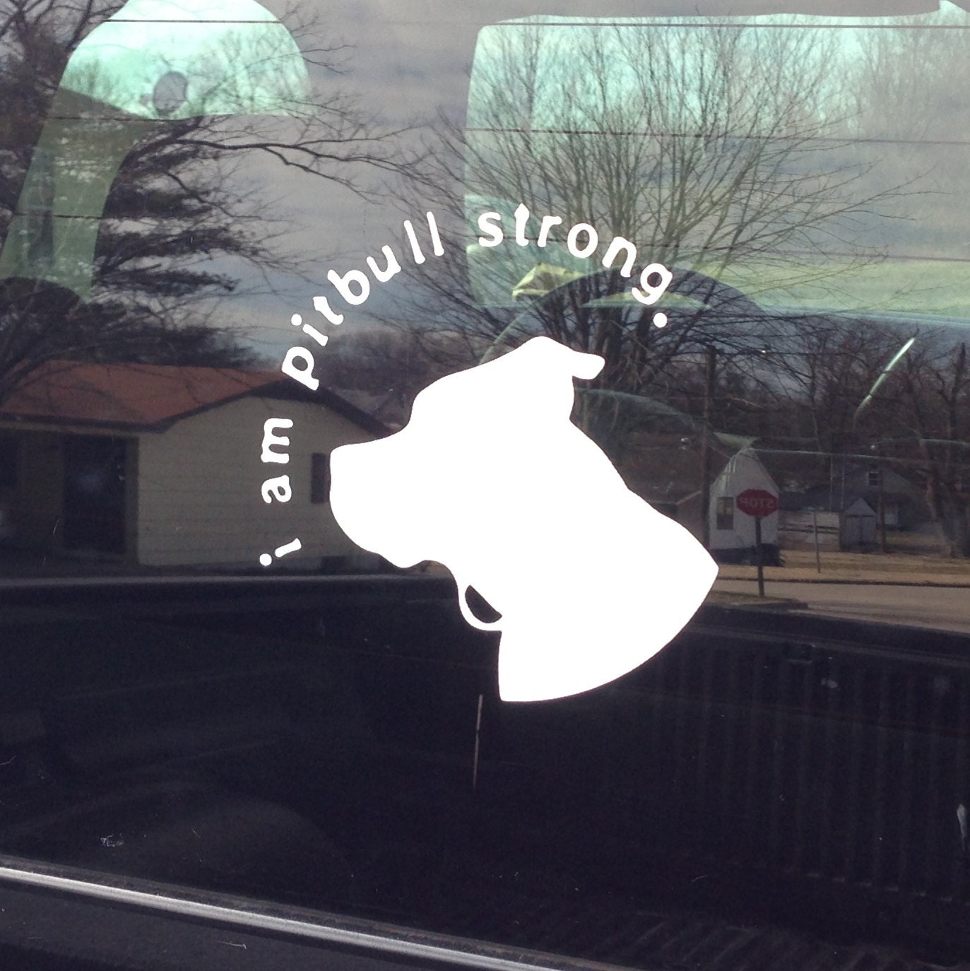 SERVICE DOG on board vinyl sticker by iAMpitbullSTRONG on Etsy