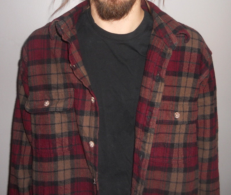 field and stream heavy flannel shirt