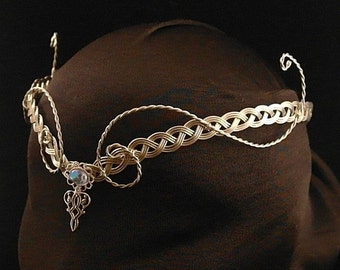 Medieval Renaissance circlet tiara fantasy elven faery