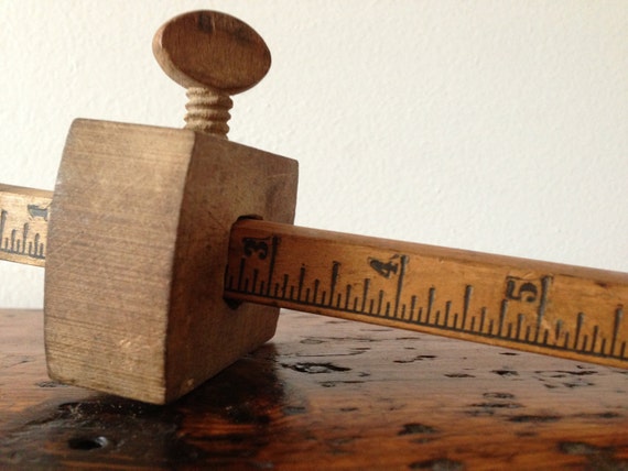 Vintage Marking Gauge Wood Scribe by littlefrogvintagetwo on Etsy