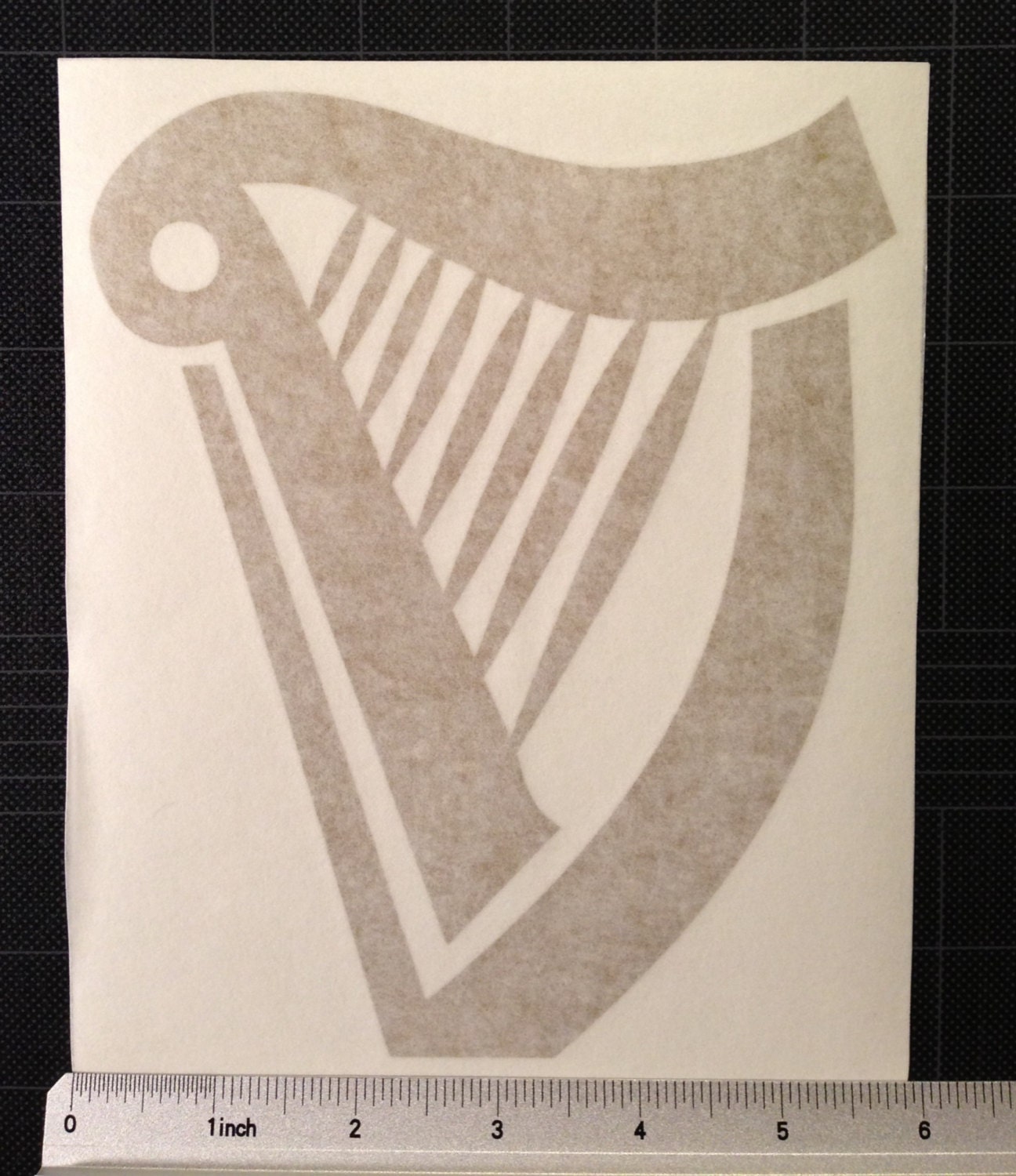 Harp Golden Vinyl Decal Sticker Guinness FREE SHIPPING
