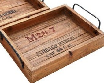Farm House Tray made from Recycled Wood