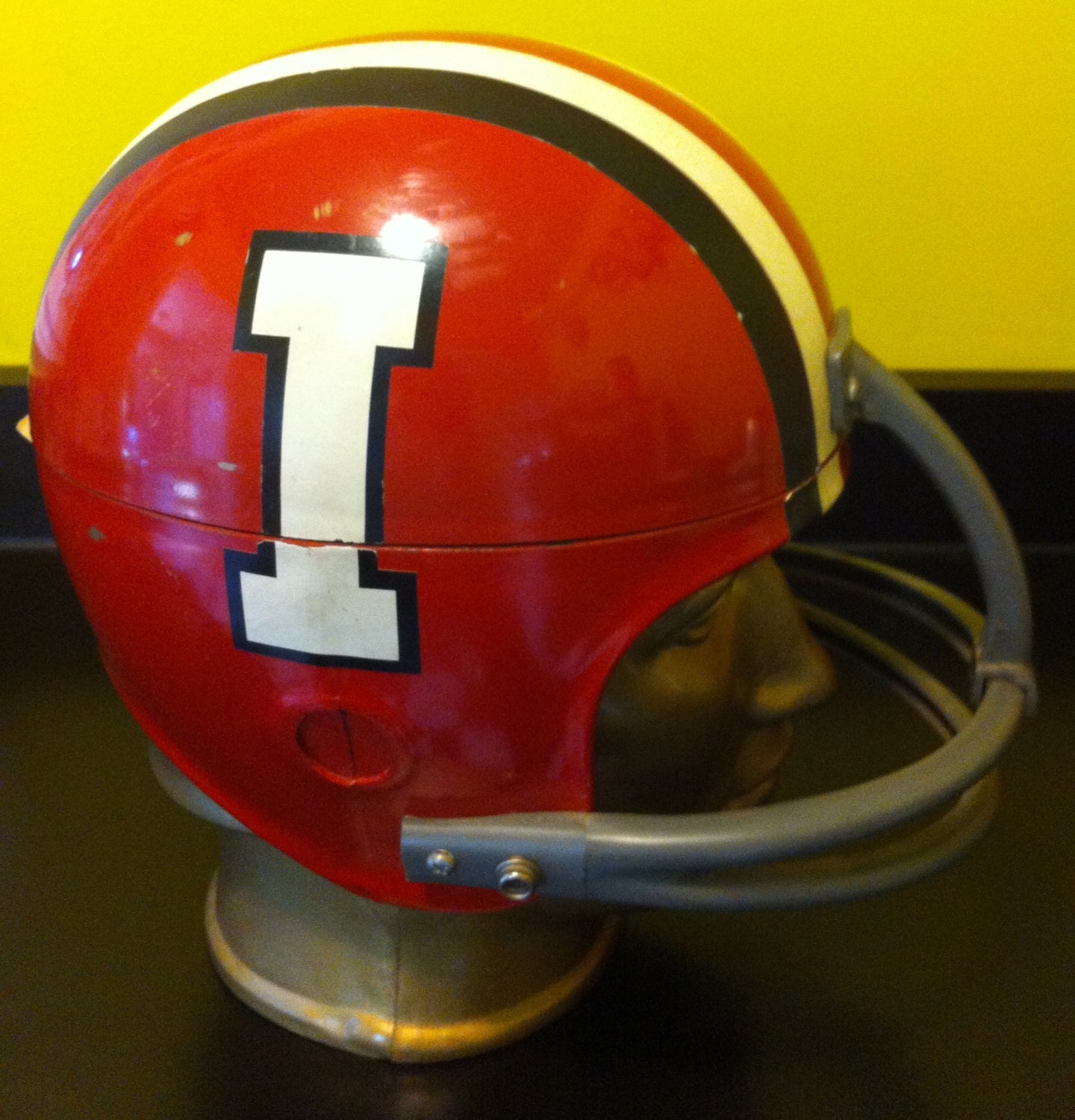 Vintage Hoosier/ Indiana University Football Helmet Ice Bucket
