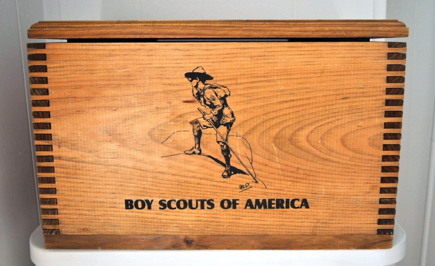 Wooden Boy Scouts Keepsake Box by BldingCastles on Etsy