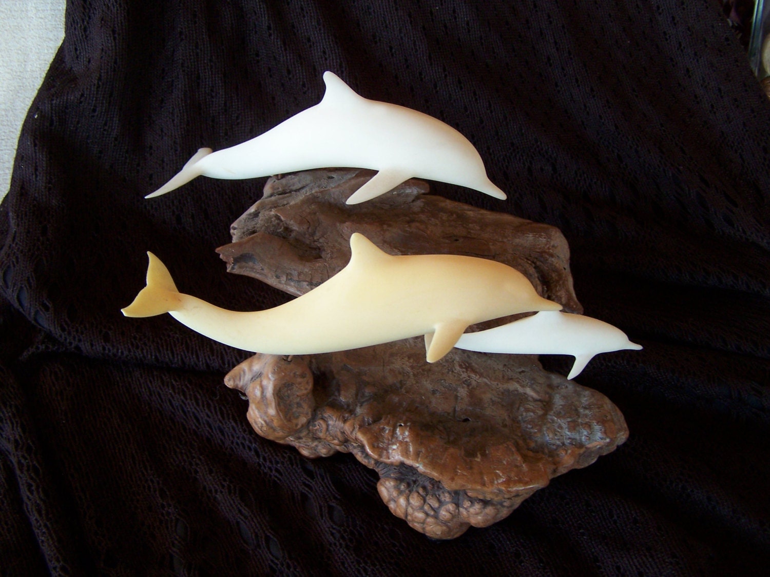 Vintage John Perry Dolphin Sculpture