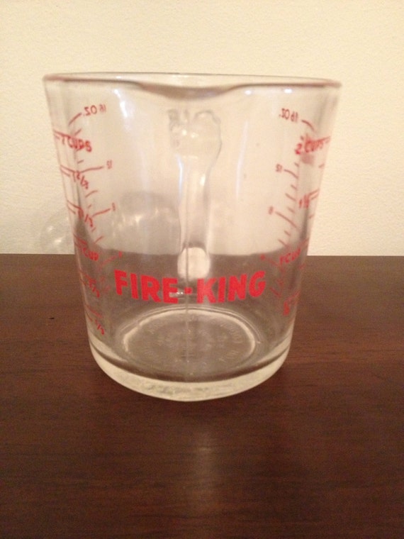 cup fire Number King Vintage Cup king   Glass vintage Measuring 498 Cup Fire Sale 2