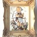 Vintage Hummel Print Musical Box Wall Hanging Made in Germany Signed
