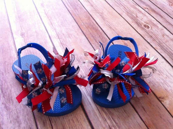 flip flops with ribbon ties