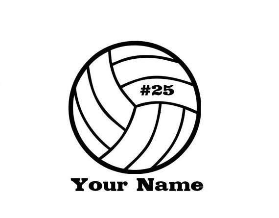 Items similar to Custom/Personalized Volleyball Player with Name and ...