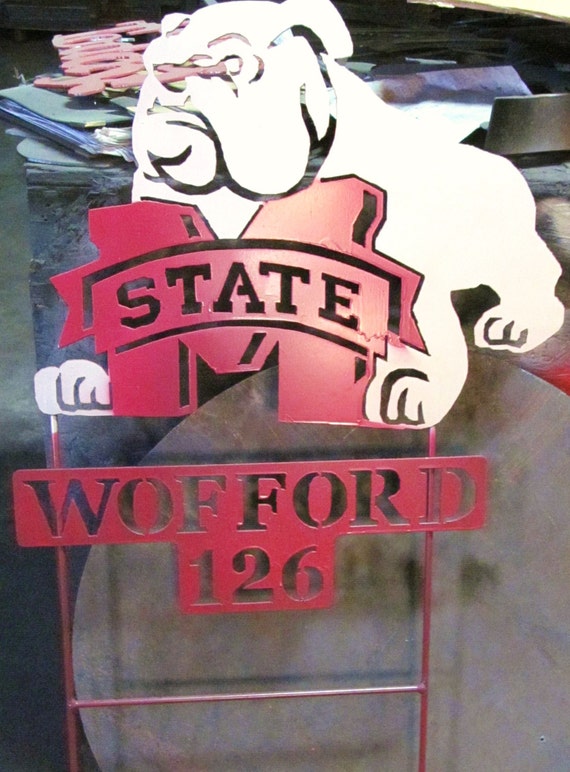 Mississippi State Yard Sign by FrostSteel on Etsy