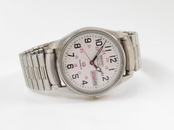 Vintage Seiko Mens Railroad Approved Wrist Watch