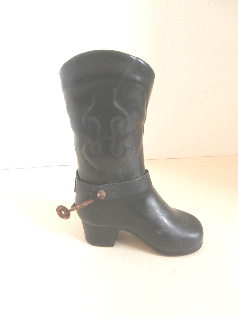 Cowboy Boot Lighter Holder Japan Circa 1950s