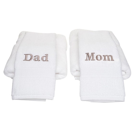 Mom and Dad Hand Towel Set