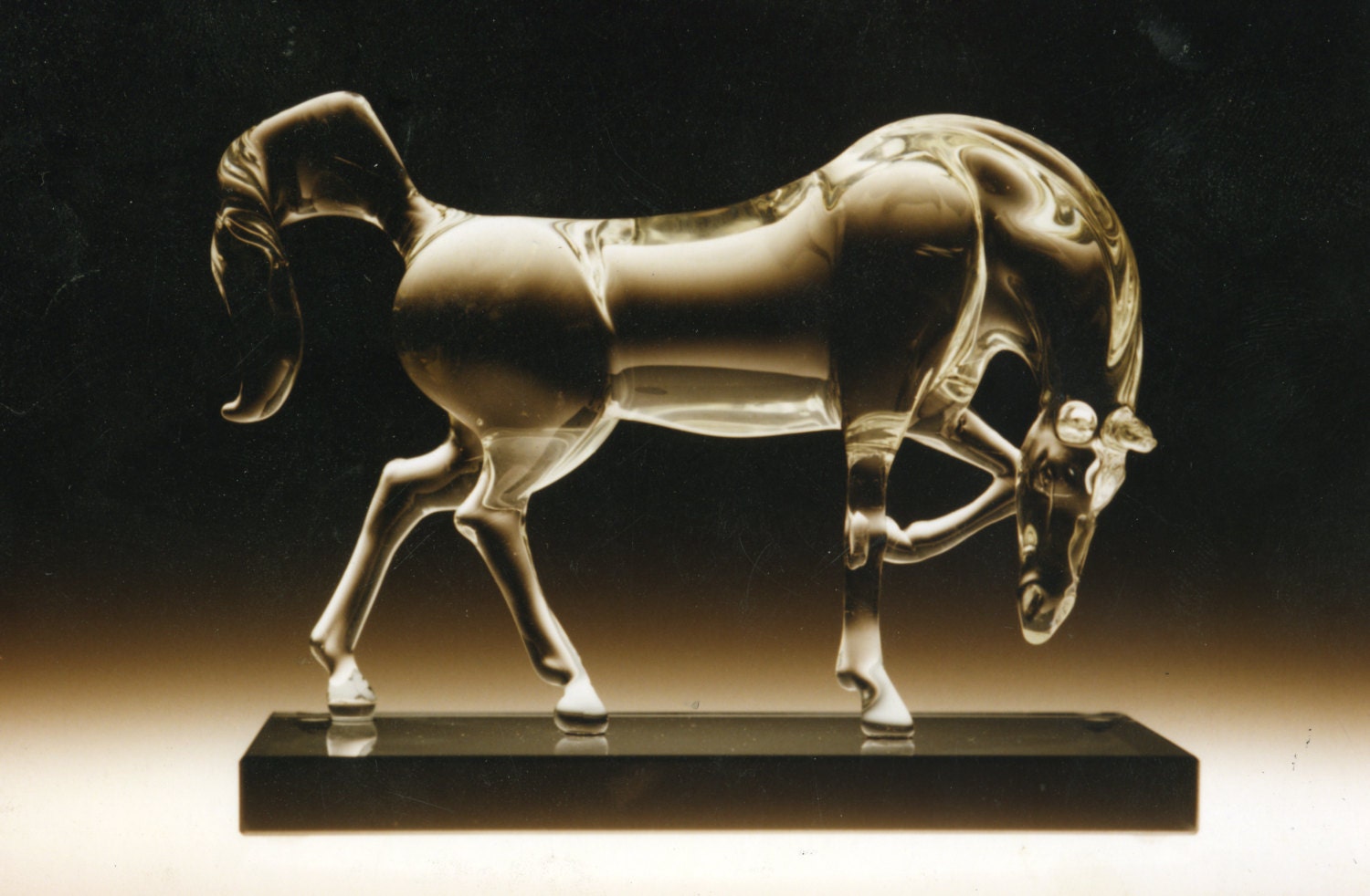 crystal horse by BrebesStudios on Etsy