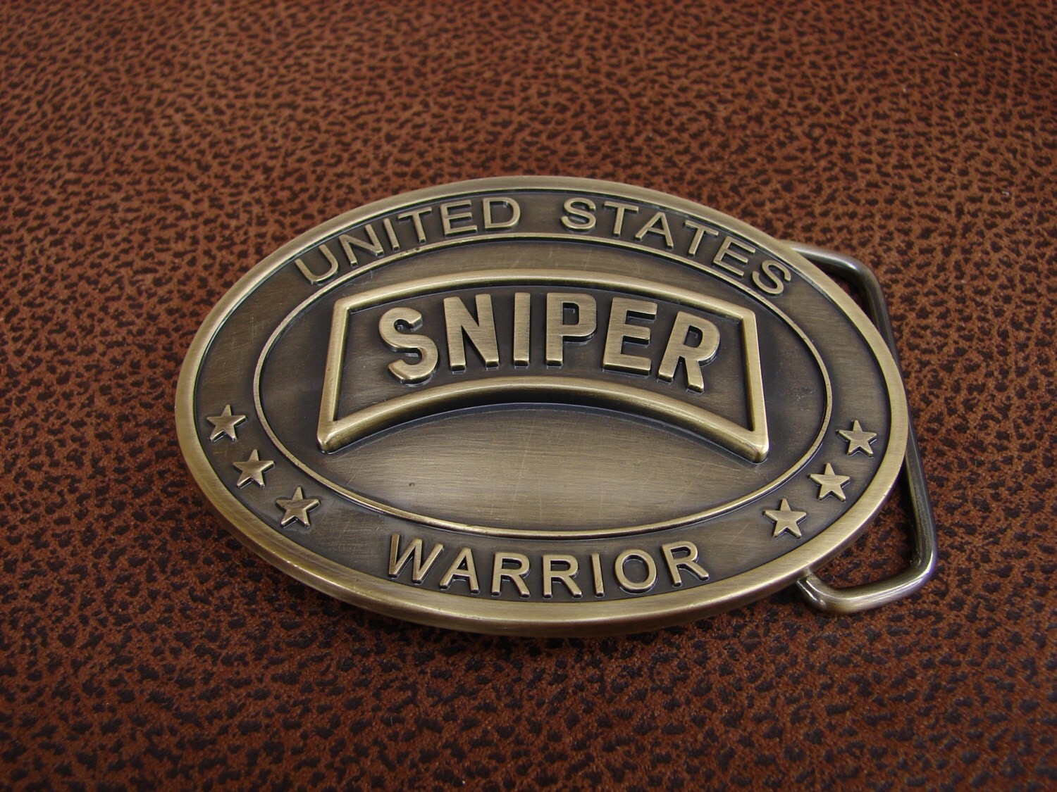 Military Belt Buckle U.S. Sniper Special Forces by AMSincorporated