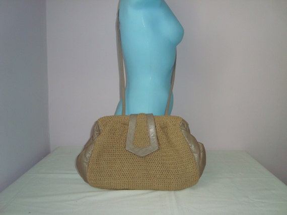 Cross Body Knit Purse