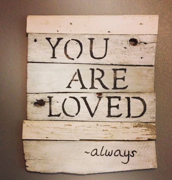 Items similar to Hand painted signs on rustic wood on Etsy