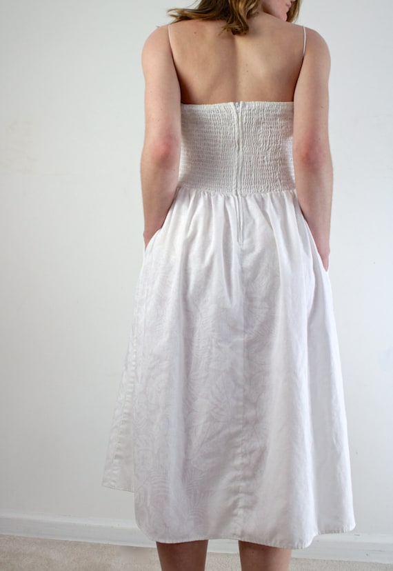 Items similar to Casual Wedding Dress - White Cotton Sundress on Etsy
