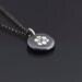 Magnolia Blossom Nugget Necklace - Sterling Silver Pendant