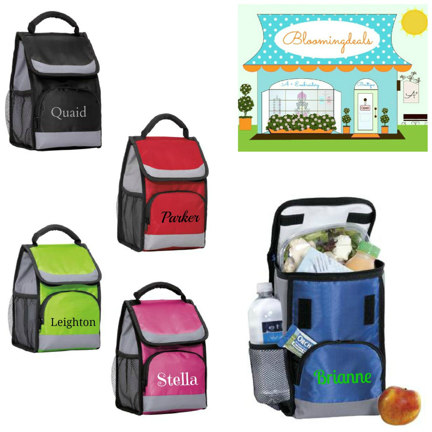 personalised insulated lunch box