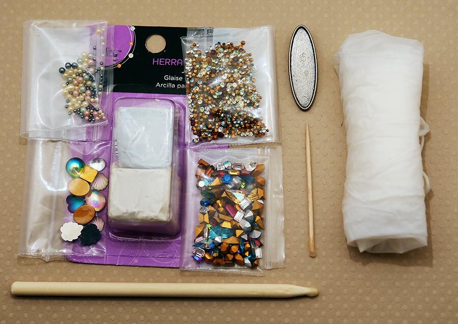 Complete Jewelry Crystal Clay kit Epoxy Clay 700 Swarovski